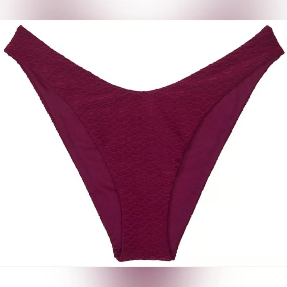 38DDD/XXL VS Swim Twist Bandeau PushUp Bikini Top Brazilian Bikini Set - Picture 8 of 12